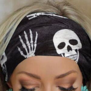 Skull print headband